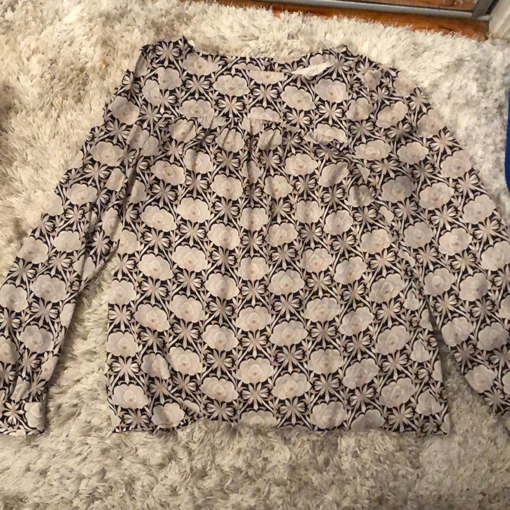 Loft printed blouse